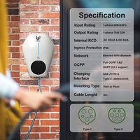 Cargador Solar para Vehículos Eléctricos V2H Nivel 2 de 7kW 22kW, Wallbox para Complejos de Apartamentos y Condominios