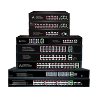 Produsen Profesional Switch Poe 48v 8 Port Switch Poe 8 Port Poe + 2 Port Uplink Switch Jaringan Tanpa Manajemen untuk CCTV