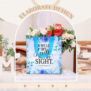 Sac à provisions à <span class=keywords><strong>couture</strong></span> <span class=keywords><strong>thermique</strong></span> <span class=keywords><strong>isolant</strong></span> en aluminium PP tissé durable Cadeau non tissé à guichet unique élégant pour les commerçants - Product Image 3