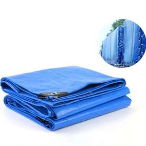 Bâche industrielle en PE OEM 160g/m², toile imperméable, auvent de jardin, <span class=keywords><strong>voile</strong></span> d'ombrage, couverture pour bateau, camion, maison pour animaux, chien, imperméable - Product Image 3