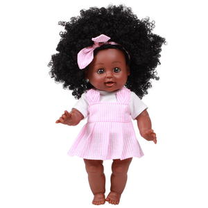 Poupée noire américaine Reborn de 30 cm, fabriquée à la main en silicone et vinyle, bébé réaliste, jouet pour enfants, cadeau de Noël - Product Image 4
