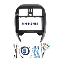 Meihua 10.1 pouces Android voiture DVD cadre Kits pour Nissan March 2015 câble faisceau de câblage 1 an autres pièces automobiles accessoires