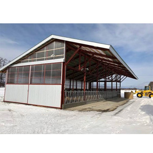 Bâtiment agricole en acier, structure préfabriquée en acier, maison de ferme préfabriquée, étable à bétail, ferme de vaches, hangar à moutons à vendre - Product Image 1