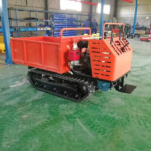 Vente chaude Mini Minero L1800 Électrique Diesel Dumper Sur Chenilles 500Kg Capacité Manuel Rapide Construction Maison Jardin Utilisation - Product Image 6