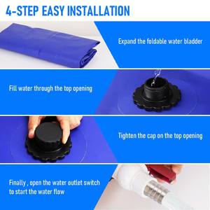 Réservoir de stockage rectangulaire personnalisé en gros, réservoir de stockage d'eau de pluie, réservoir d'eau de bateau - Product Image 2