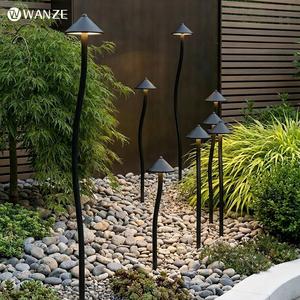Wanze Outdoor Solarleuchten für den Garten, IP54 Wasserdichte Pfahlleuchten für Wege - Product Image 1