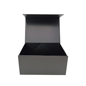 Luxury Recyclable <b>Black</b> Paper Cardboard Gift <b>Box</b> with Magnetic Flip Closure Matt Lamination Sponge Liner Eco-Friendly Packaging - Product Image 4