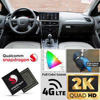 Android 13 Qualcomm CPU Head Unit Car DVD Stereo Player pour AUDI A4 Quatrième Génération B8.8K 2009-2016 Avec Car GPS Navigation