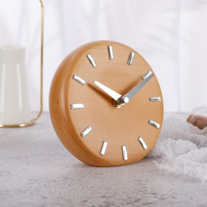 Unique Design Shining <strong>Clock</strong> <strong>Face</strong> Numbers Home Decor Table Desk Wooden <strong>Clock</strong> - Product Image 3