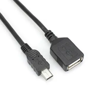 迷你USB 5针至usb女性TG延长线电缆