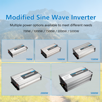 Pretiosus Inverter Factory 1000w 1kw avec convertisseur de puissance à onde sinusoïdale modifiée USB DC12/24v à AC110/120/210/220v