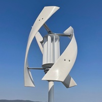 Turbine éolienne à axes verticaux, ventilateur 1000w 48v