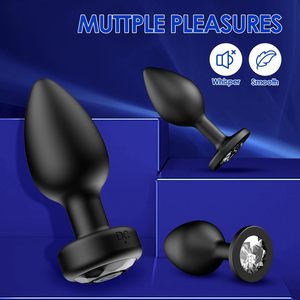 3Pcs Silicone Hậu Môn Cắm Quan Hệ Tình Dục Đồ Chơi Kit Điều Khiển Từ Xa 10 Tần Số Rung Tuyến Tiền Liệt Massager Dành Cho Người Lớn Quan Hệ Tình Dục Đồ Chơi Trò Chơi Màu Đen - Product Image 4