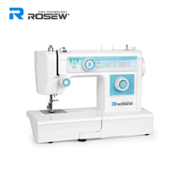 GC811 ROSEW Nouvelle machine à coudre mini manuelle à point plat, multifonction, à moteur mécanique, 15 motifs, à une aiguille, pour vêtements