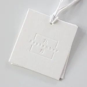 Custom Rectangle Hang Tags, Clothing, Brand, Fashion, Label, Accessories, Merchandise, logo, design, hang tags