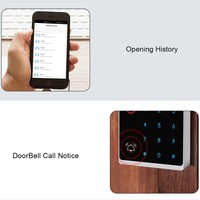 Système de contrôle d'accès intelligent WiFi domestique automatique LifeLibero, sûr et durable, clavier tactile, contrôle par application, boîtier métallique sans fil, étanche
