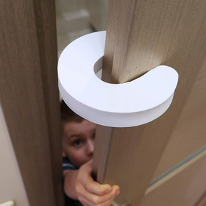 Soft Foam <strong>Door</strong> Safety Guard for Children Baby-Proof Pinch <strong>Door</strong> <strong>Slam</strong> Stopper Protecting <strong>Fingers</strong> From Cabinets and <strong>Doors</strong> - Product Image 2