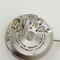 Shanghai 4130 Automatisches Mechanisches Uhrwerk Chronographenfunktion Feinpoliert Stabile Zeitmessung Uhrenzubehör