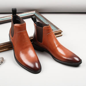 Zapatos de Baile Sociales para Hombre de Otoño con Cordones y Punta Cuadrada de Cuero Genuino de Alta Calidad - Product Image 4