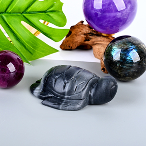 Nhà Máy Giá Chất Lượng Cao Tự Nhiên Chữa Bệnh Đánh Bóng Đá Quý Pha Lê Rùa Cho Món Quà - Product Image 5