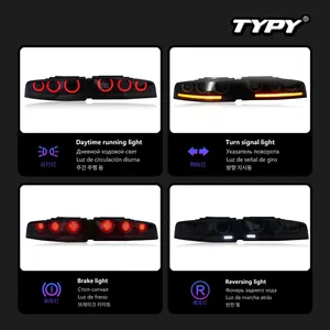 Luz Trasera RGB para Nissan 400Z 2022-2024, Actualización Modificada a Nuevo Kit de Luces Traseras LED con Señal de Giro Dinámica DRL para Vehículo - Product Image 4