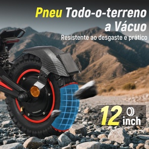 Scooter G4Max de Brasil, Unisex para Adultos, Alta Velocidad, Aleación de Aluminio Ecológica, Llantas de 12 Pulgadas, Largo Alcance G4max Outs - Product Image 3