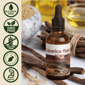 Olio fluido di radice di liquirizia 98% di elevata purezza 1kg di supporto antinfiammatorio e digestivo certificato Halal/GMP - Product Image 3