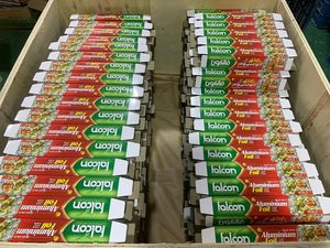 200 SQ.FT. High Quality Aluminium Foil Falcon Foil <b>Paper</b> Aluminum Foil Roll for Food Packaging 61.93M - Product Image 5