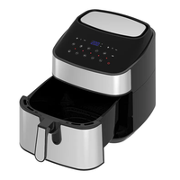 Harga pabrik 12 in 1 tidak ada minyak baja tahan karat 1800W 9.2L freidoras de aire Air Fryer digital Pintar elektrik domestik
