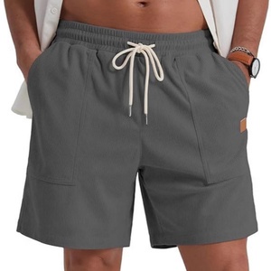 Pantalones Cortos Deportivos de Pana para Hombre, Casuales, Estampados, de Secado Rápido, Transpirables, con Cordón Ajustable, Cintura Elástica, para Verano - Product Image 5