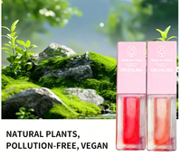 Gloss à lèvres repulpant aux minéraux infusés aux herbes, longue tenue, liquide, à l'acide hyaluronique, hydratant
