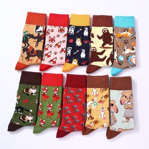Calcetines <span class=keywords><strong>de</strong></span> Algodón Peinado 200N con Diseño <span class=keywords><strong>de</strong></span> Animales <span class=keywords><strong>de</strong></span> Dibujos Animados, Jacquard, Unisex, para Perros, Gatos, Zorros, Caballos, Calcetines <span class=keywords><strong>de</strong></span> Regalo Informales <span class=keywords><strong>de</strong></span> Moda - Product Image 5