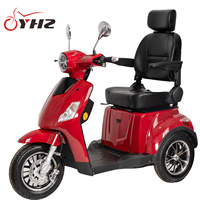 Scooter électrique à trois roues antidérapant pour personnes handicapées et personnes âgées