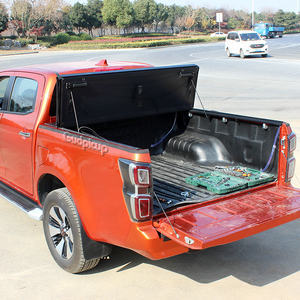 ฝาครอบรถกระบะอะลูมิเนียม <span class=keywords><strong>F150</strong></span>รถฟอร์ดแบบฝาพับ T6 T7/T8 Chevrolet Silverado Isuzu NP300-Hard - Product Image 5