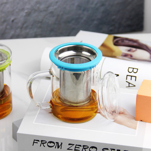 <span class=keywords><strong>Tazza</strong></span> da Tè in Vetro con Infusore e Coperchio, Vendita all'Ingrosso di Fabbrica - Product Image 3
