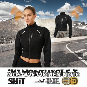 Veste de moto d'hiver unisexe WOSAWE, softshell, manches longues, avec protections pour les épaules, les coudes et les orteils, respirante - Product Image 2