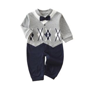 Mono de Algodón para Bebé Recién Nacido, Estilo Caballero, Manga Larga, Ropa de Otoño para Niños, en Oferta - Product Image 1