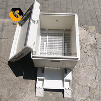 Ruche en plastique blanc double couche PP Langstroth avec stabilisateur UV, 10 cadres, en thermoplastique