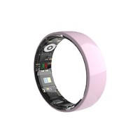 Trendiger, personalisierbarer, wasserdichter Fitness-Smart-Ring aus Keramik für Herren mit kabelloser Vibrationsfunktion, Schlaf-Tracker-App, Ultra-GPS und Bildschirm.