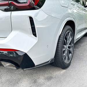 BMW X3 G01 LCI M Sport Rear Corner Deflector Carbon Fiber Texture ABS Weather Shield Exterior Modification 2022+ - Product Image 3