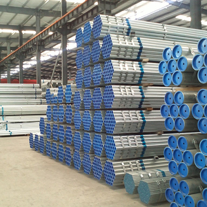 Tubería de acero redonda galvanizada en caliente a bajo <span class=keywords><strong>precio</strong></span> para mecanizado y construcción con servicio de Corte incluido - Product Image 3