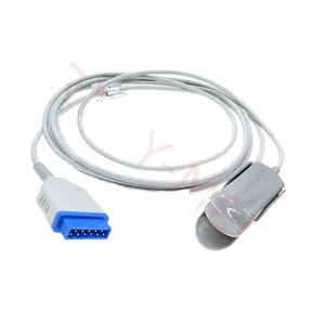 Herbruikbare Volwassen Vingerclip Spo2 Sensor Sonde Compatibel Voor <span class=keywords><strong>Ge</strong></span> <span class=keywords><strong>Ohmeda</strong></span> - Product Image 1
