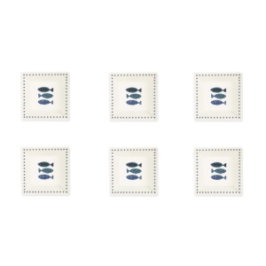 Platos Hondos Excelsa Ocean de Cerámica, 17.5x5x17.5 cm, Multicolor, Hechos en Rumania - Product Image 4