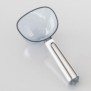 ช้อนตวงแบบใสสำหรับแป้งข้าวเจ้าและธัญพืช พร้อมคลิปปิดผนึก สะดวกสบาย ดีไซน์ทันสมัย วัสดุ PP ผลิตจากเจ้อเจียง - Product Image 4