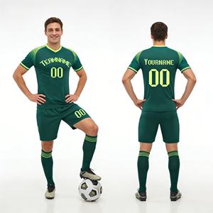 Maglia da Calcio Personalizzata con Logo della Squadra Nome Numero Stampato per Allenamento Club Partita Uniforme per Tifosi - Product Image 5