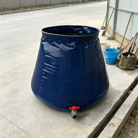 Réservoir d'eau pliable conique en PVC pour incendie et urgence – Réservoir souple portable pour eau de secours incendie