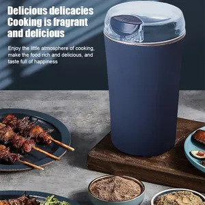 Mini Stainless Steel Coffee Bean Portable Herbs Salt <b>Pepper</b> Spices Nuts Grains Powder Crusher - Product Image 4