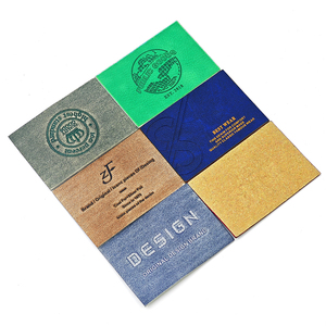 Dập nổi cá nhân túi quần áo giả da Logo tag tùy chỉnh PU jeans da vá nhãn cho quần áo quần <span class=keywords><strong>jean</strong></span> túi quần áo - Product Image 2