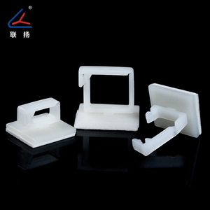 Clip adhésif pour câble Lianyang Wsk, type boucle carrée en nylon, pour fixation de faisceau de câbles - Product Image 1