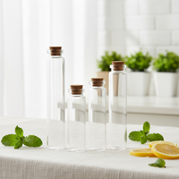 Botol Kaca Grosir dengan Tutup Gabus 15ml 30ml Botol Kreatif Langit Berbintang untuk Hadiah Kerajinan Penyimpanan Cordyceps